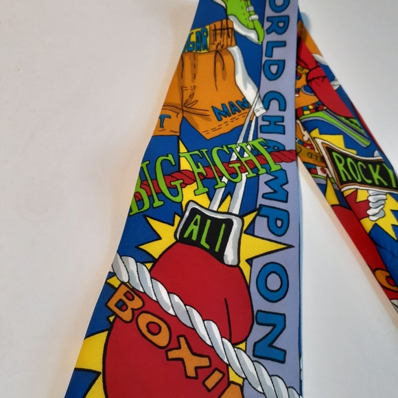 Next Exit Vintage Rocky Boxing Champion Necktie - Picture 4 of 5